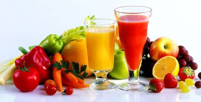 Puissance des jus de fruits et légumes